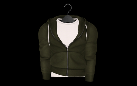 Second Life Marketplace - Evol-Eli Polo Hoodie [Olive]